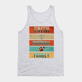 Faith Family Football Tank Top